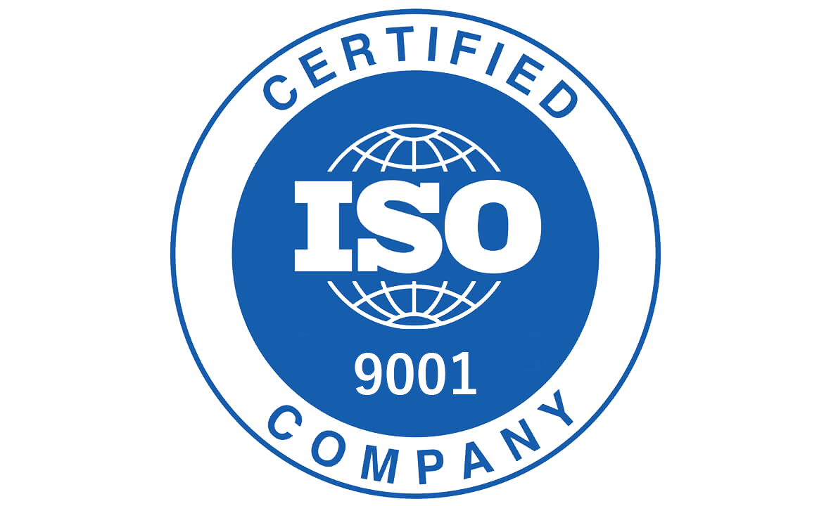 ISO certified company 9001