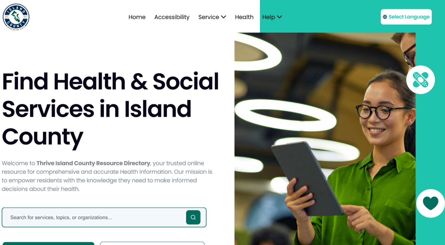 Health and social Services Web